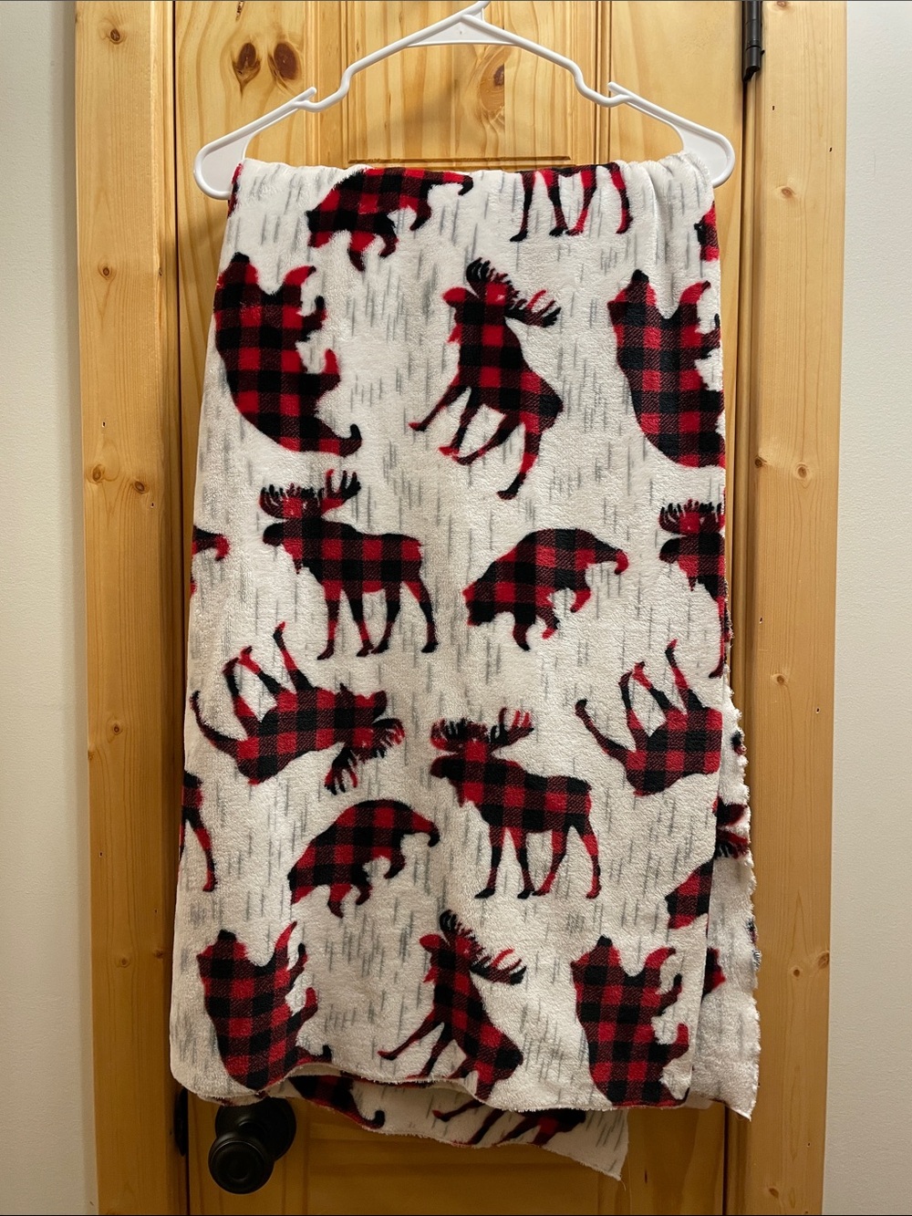 Two Cozy Red Throw Blankets - 62x66